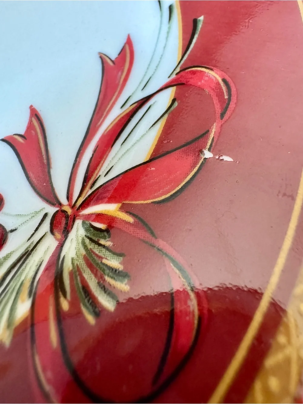 Gibson Everyday Christmas Holiday Salad Plates (7) Holly, Bows & Berries(GID205)